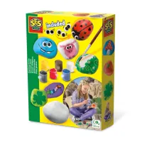 SES Stenen schilderen blauw 